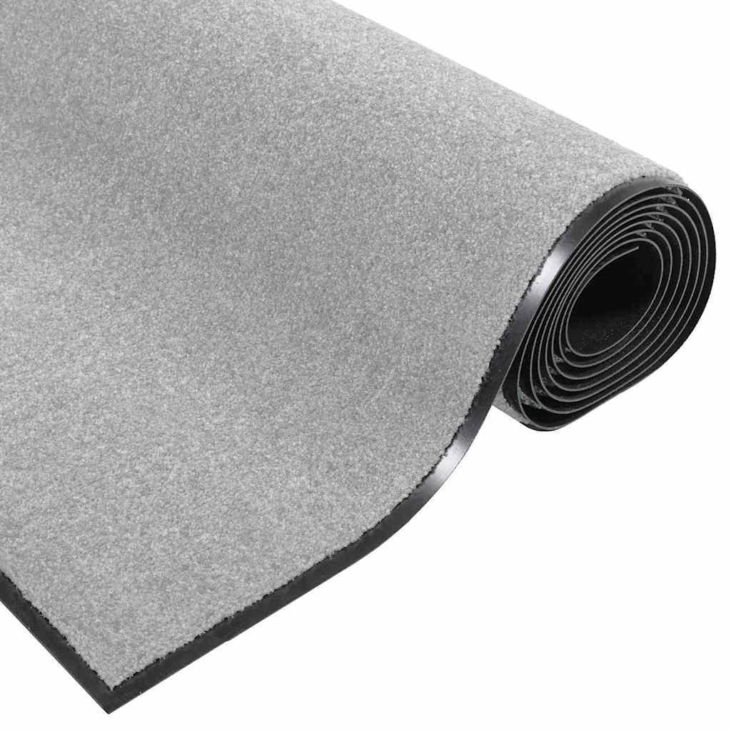 Felpudo Antracita y Negro 120 x 400 cm 100% Poliamida