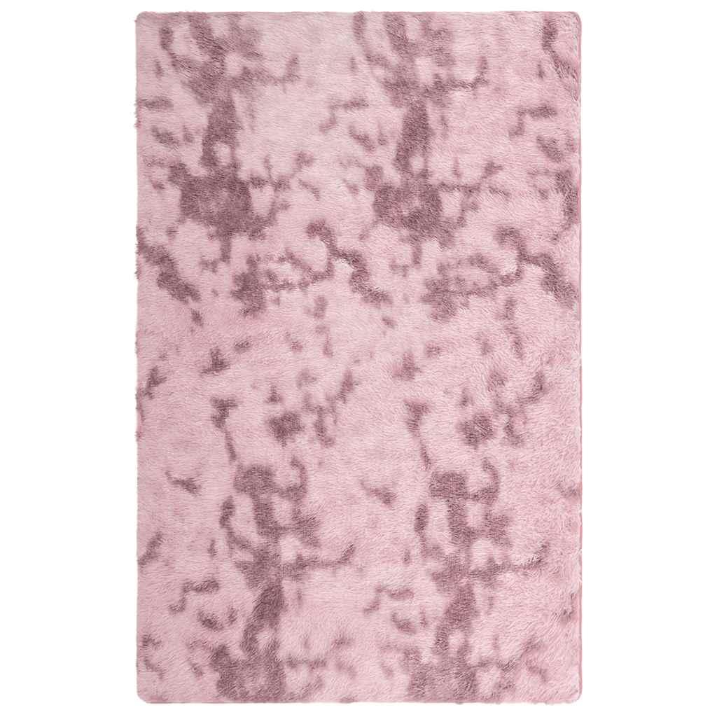 Alfombra de pelo largo NAVARRA rosa polvoriento