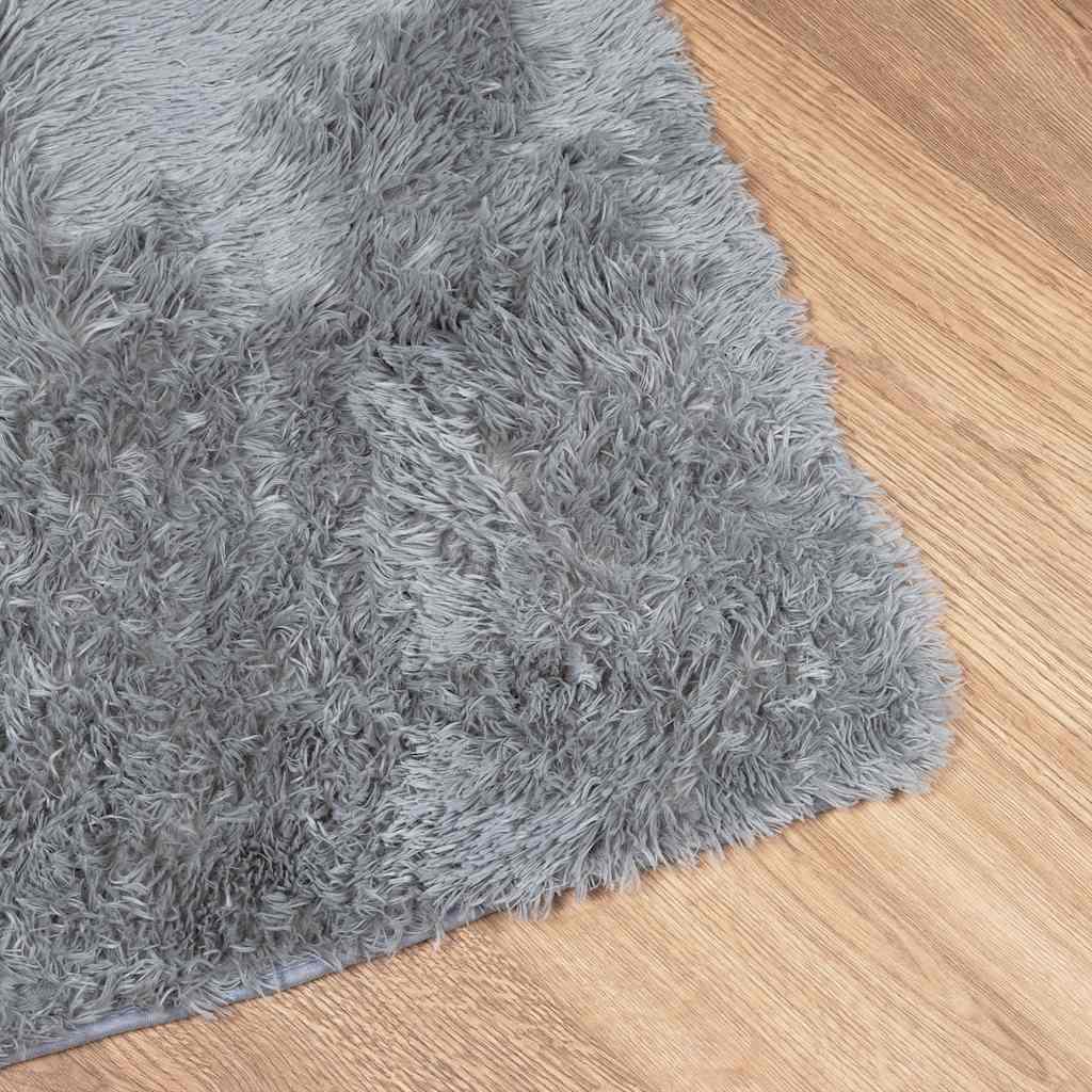 Alfombra de pelo largo NAVARRA azul marino 240x340 cm poliéster