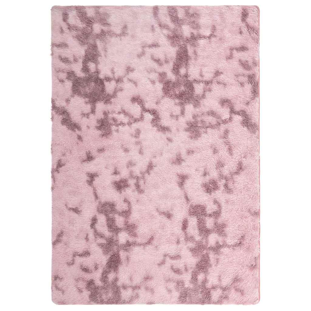 Alfombra de pelo largo NAVARRA rosa polvoriento 120x170 cm