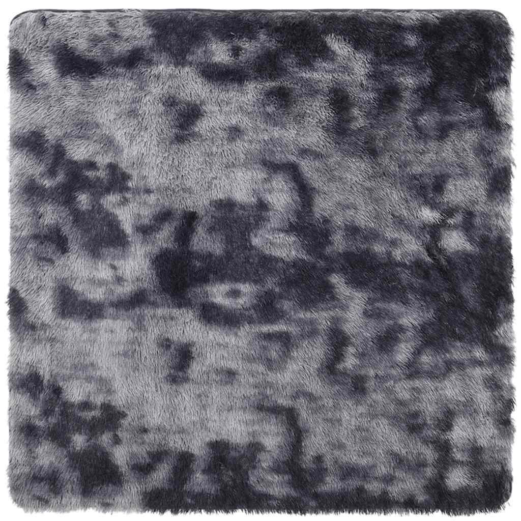Alfombra de pelo largo NAVARRA gris oscuro 120x170 cm Poliéster