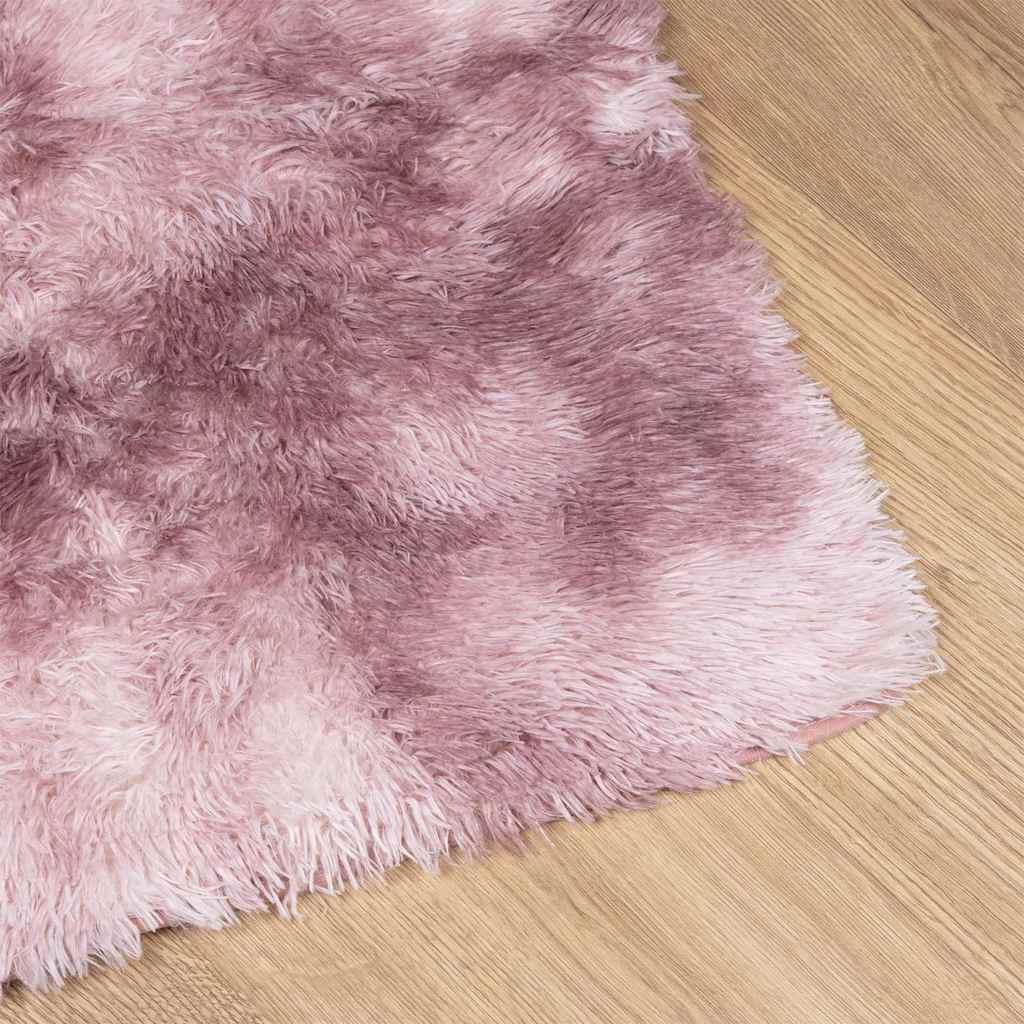 Alfombra de pelo largo NAVARRA rosa polvoriento 120x170 cm