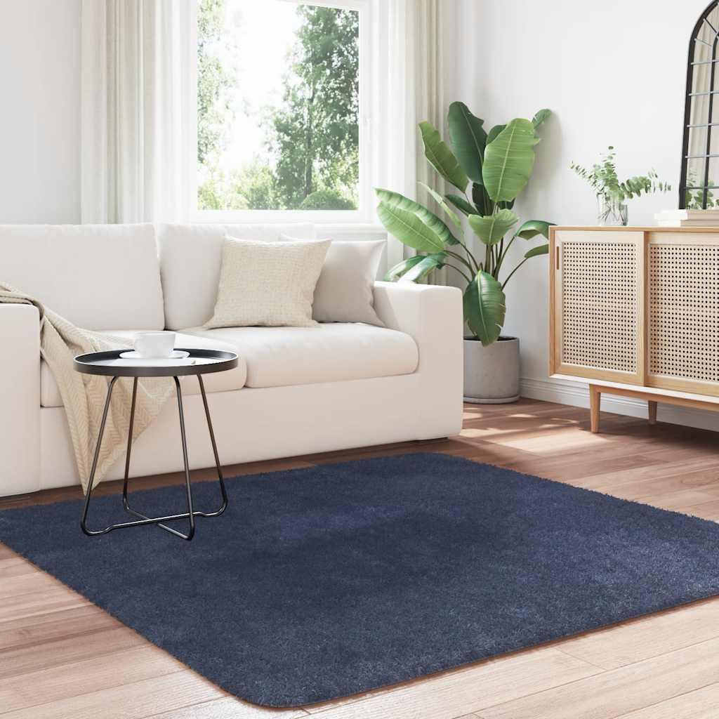 Alfombra de pelo largo NAVARRA color crema 120x170 cm Poliéster
