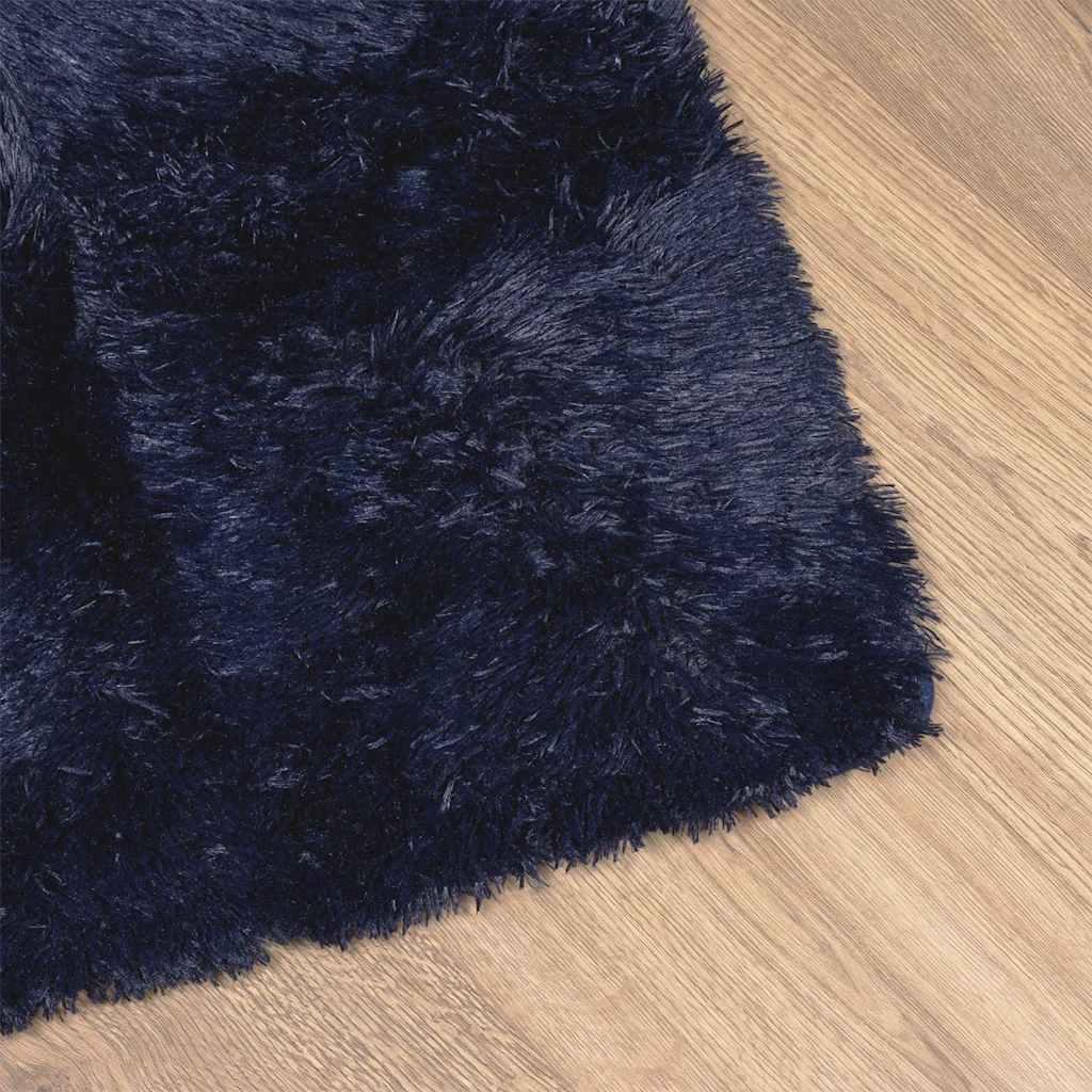 Alfombra de pelo largo NAVARRA gris oscuro 120x170 cm Poliéster