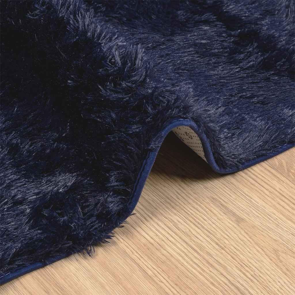 Alfombra de pelo largo NAVARRA gris oscuro 120x170 cm Poliéster