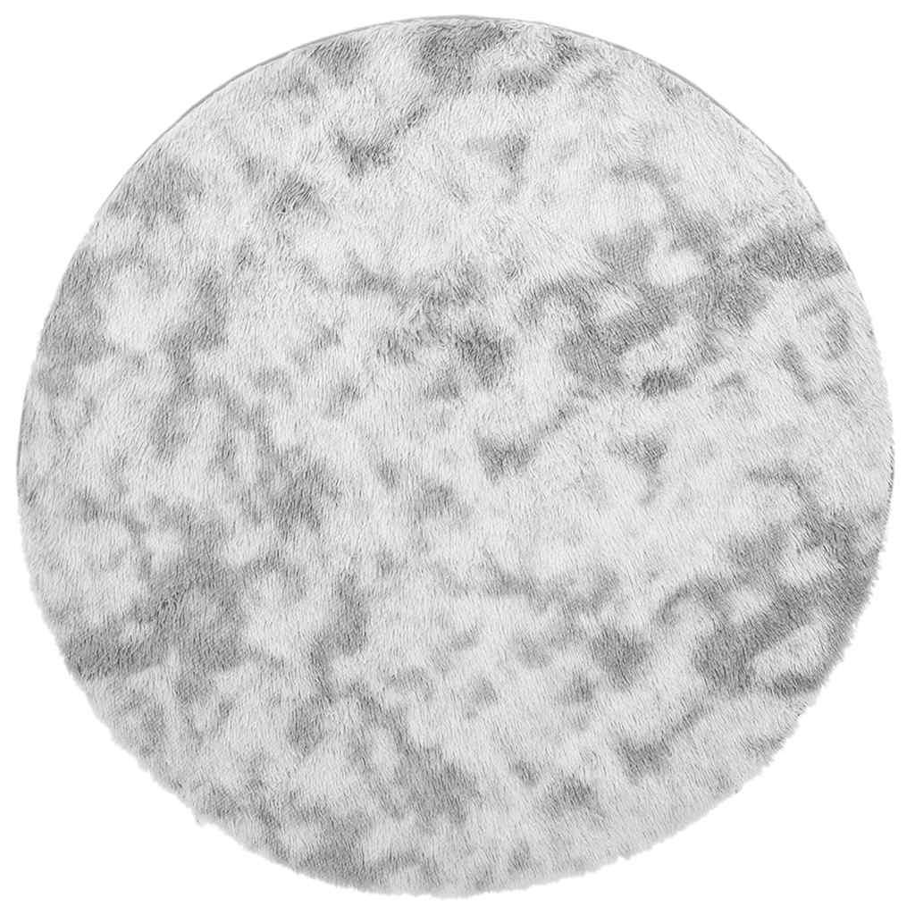 Alfombra de pelo largo NAVARRA gris plateado 100x100 cm