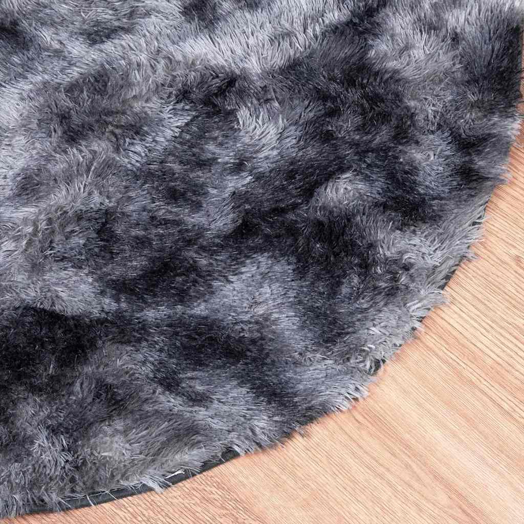 Alfombra de pelo largo NAVARRA azul marino 240x340 cm poliéster