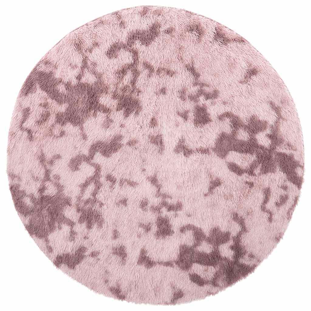 Alfombra de pelo largo NAVARRA rosa polvoriento 200x200 cm