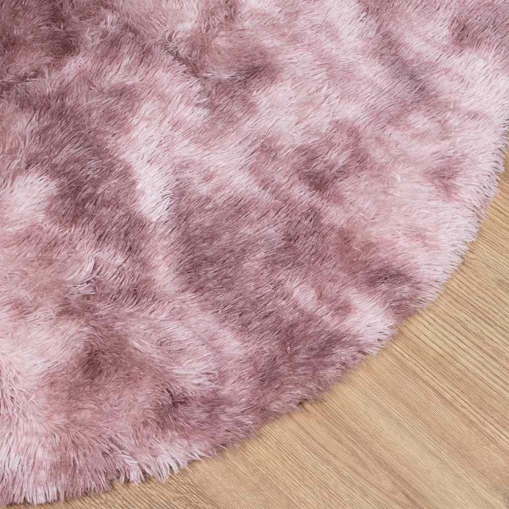 Alfombra de pelo largo NAVARRA rosa polvoriento 200x200 cm