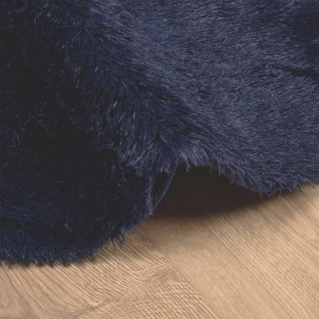 Alfombra de pelo largo NAVARRA gris oscuro 120x170 cm Poliéster