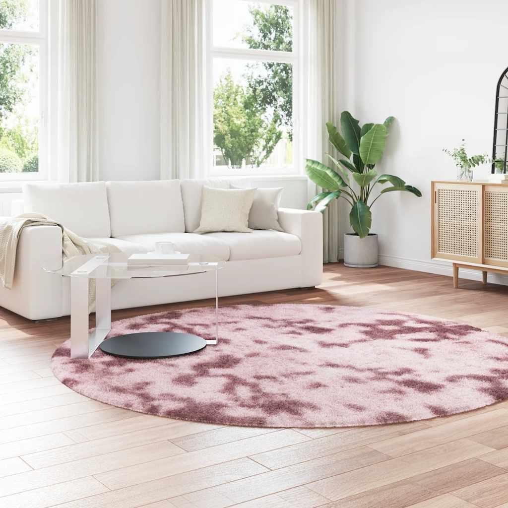 Alfombra de pelo largo NAVARRA rosa polvoriento 120x170 cm