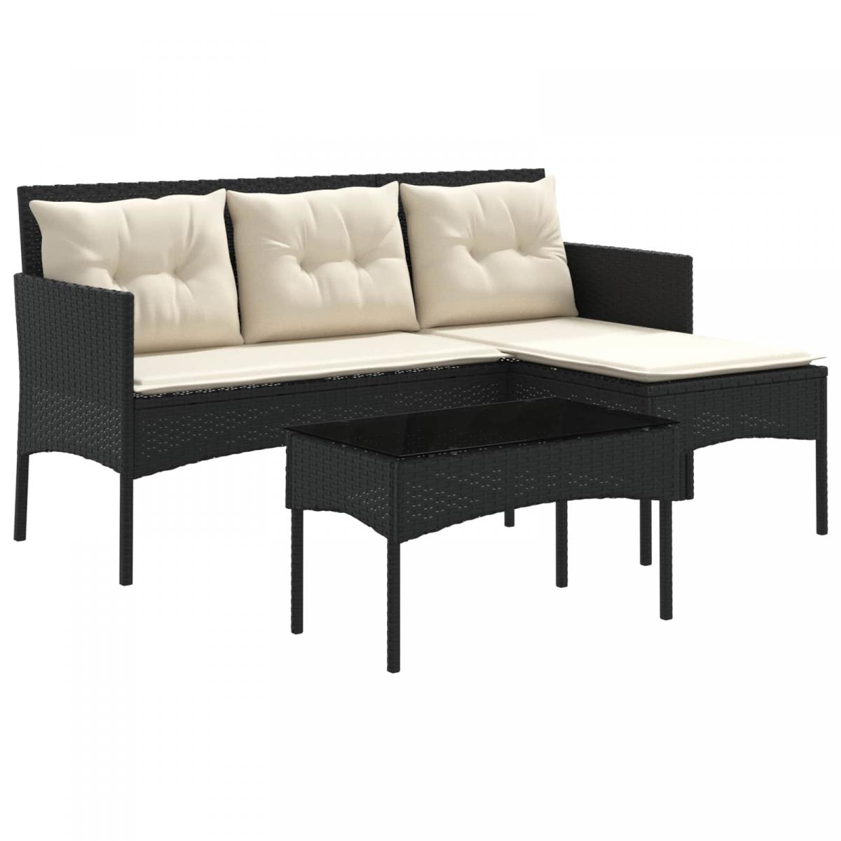 Conjunto de sofás de jardín 2 uds