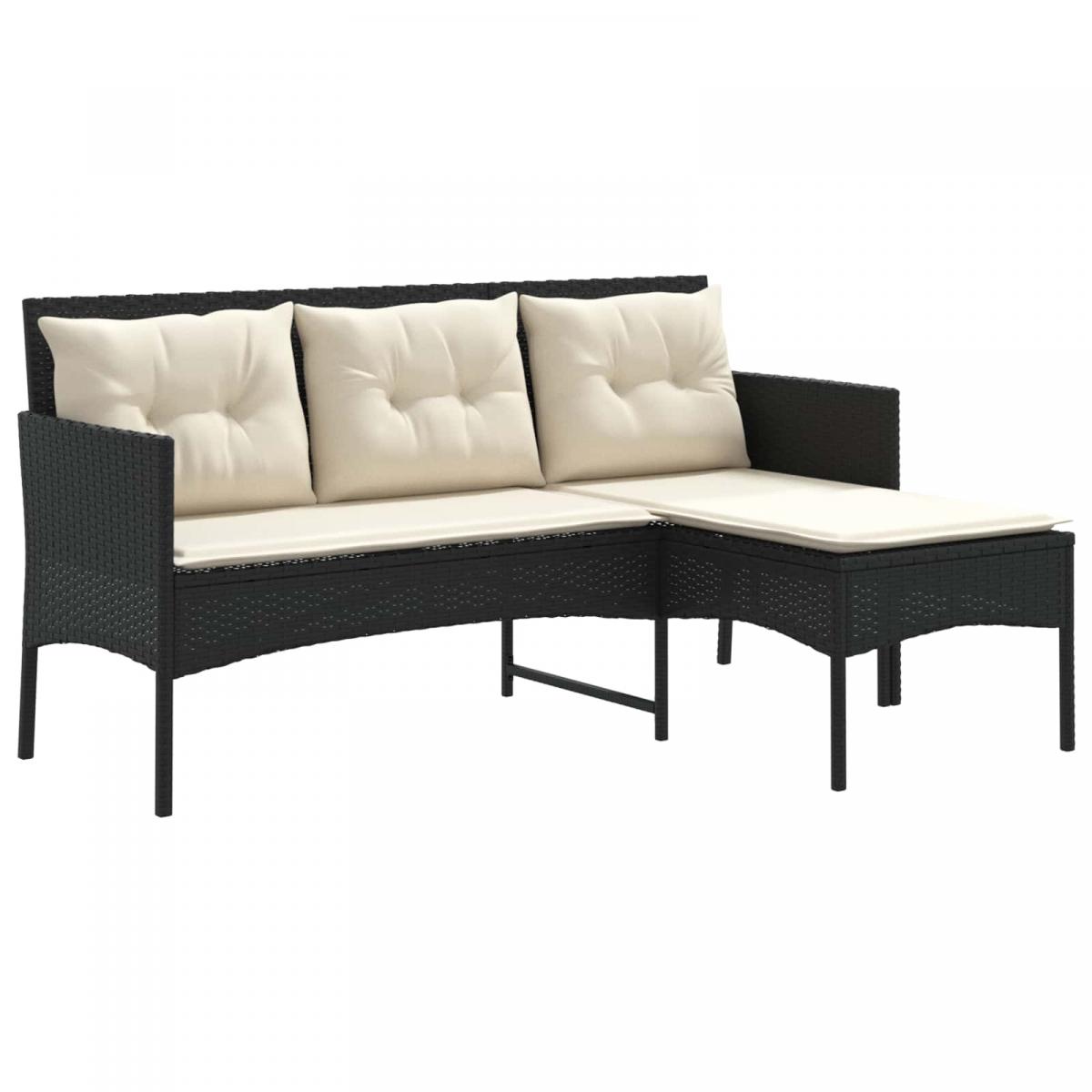 Conjunto de sofás de jardín 2 uds