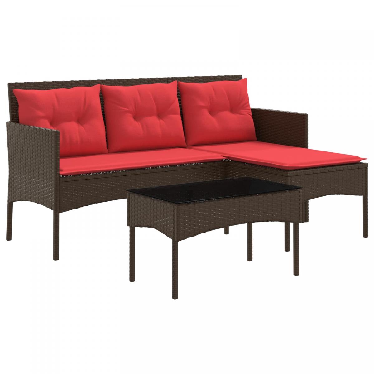 Conjunto de sofás de jardín 2 uds