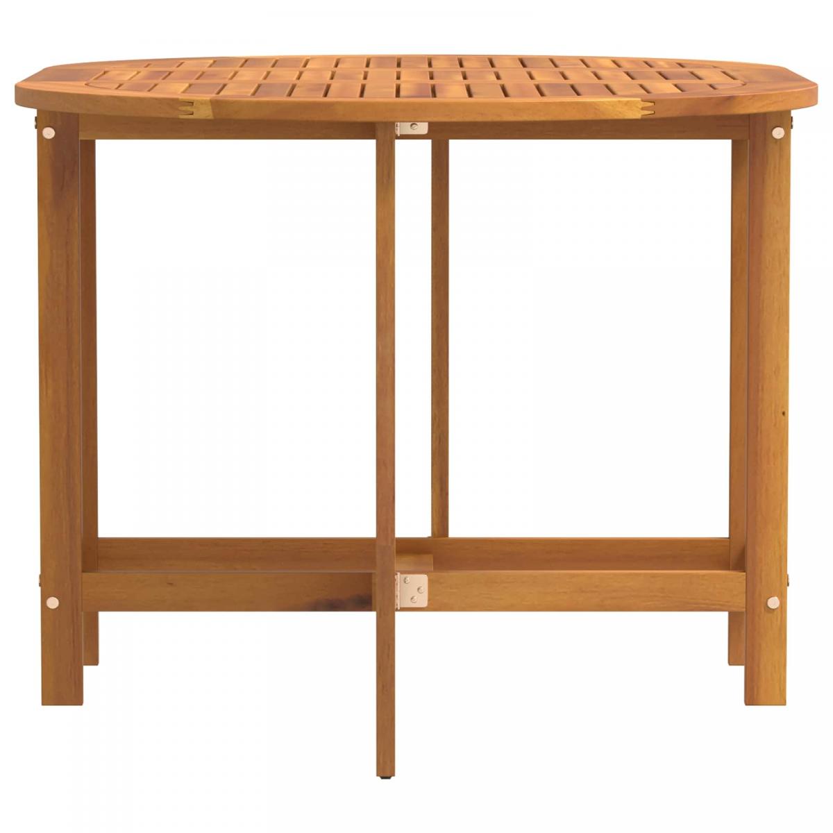 Mesa de Jardín Madera de Acacia Sólida