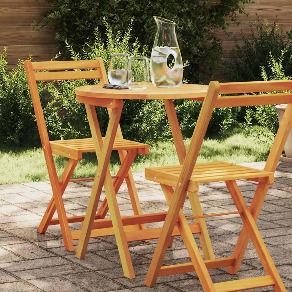 Mesa de Jardín Madera de Acacia Sólida