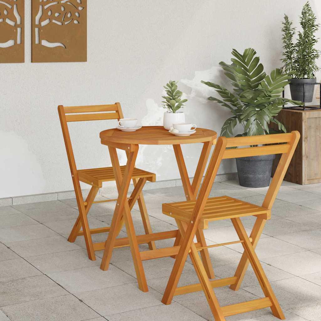 Mesa de Jardín Madera de Acacia Sólida