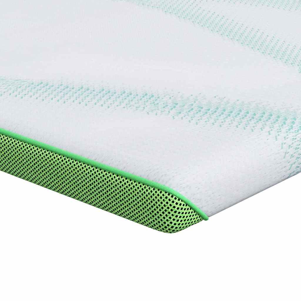 Sobrecolchón y verde Tela jacquard