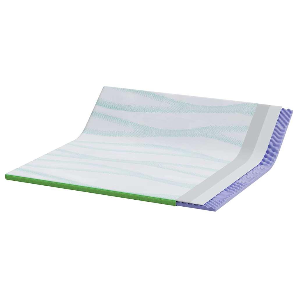 Sobrecolchón y verde Tela jacquard