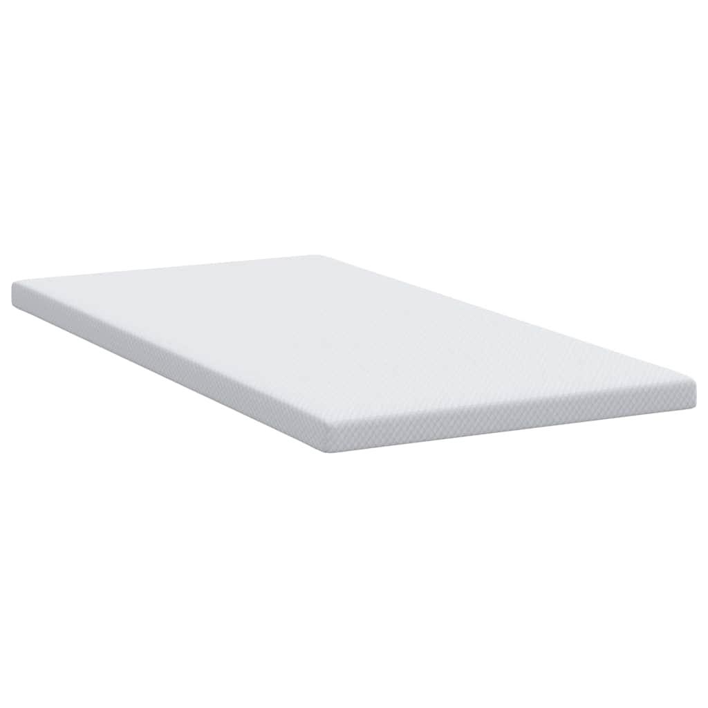 Colchón de espuma viscoelástica 100 x 200 cm Thick Suave Blanco