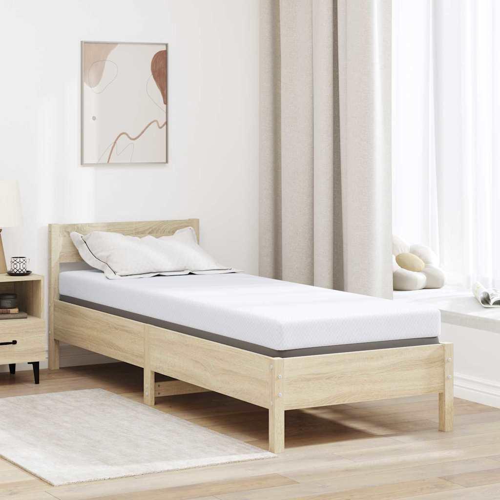 Colchón de espuma viscoelástica 100 x 200 cm Thick Suave Blanco