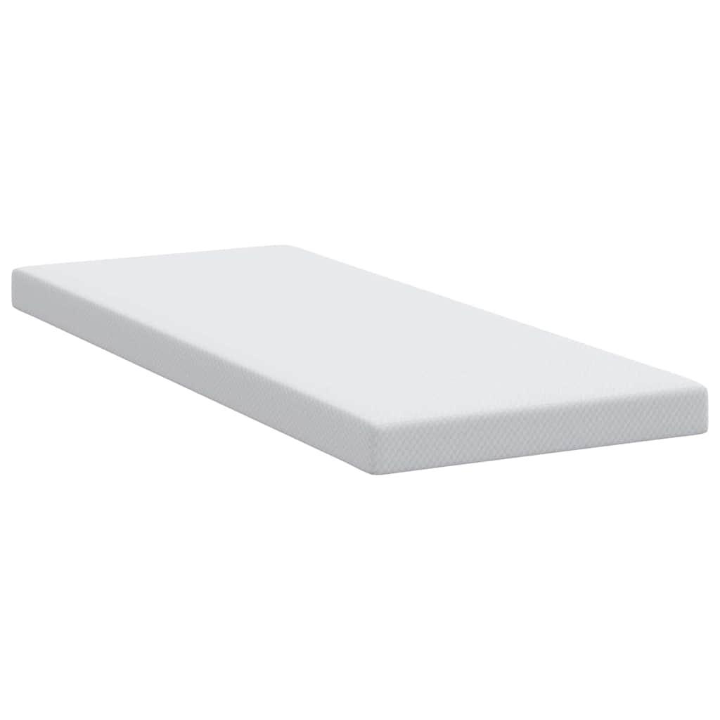 Colchón de espuma viscoelástica 100 x 200 cm Thick Suave Blanco