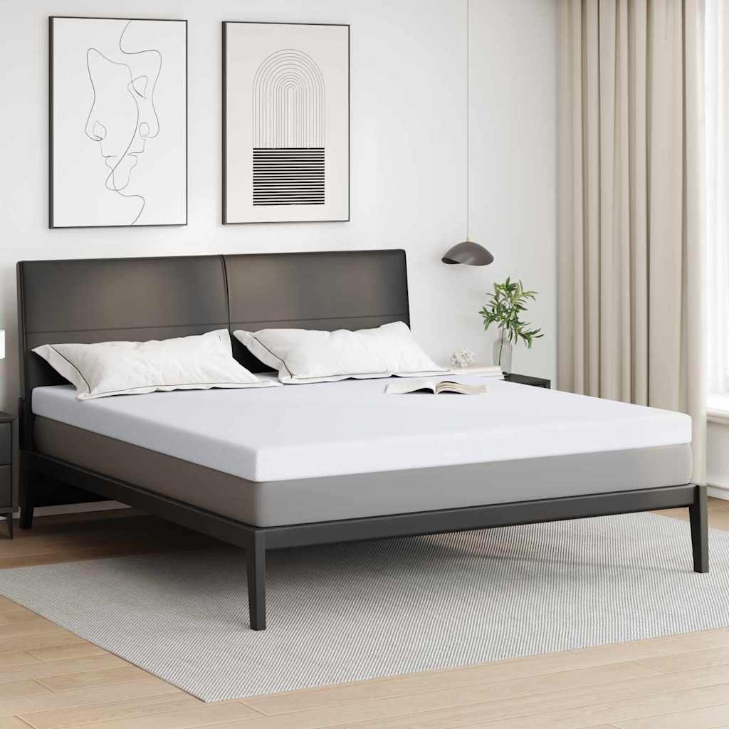 Colchón de espuma viscoelástica 100 x 200 cm Thick Suave Blanco