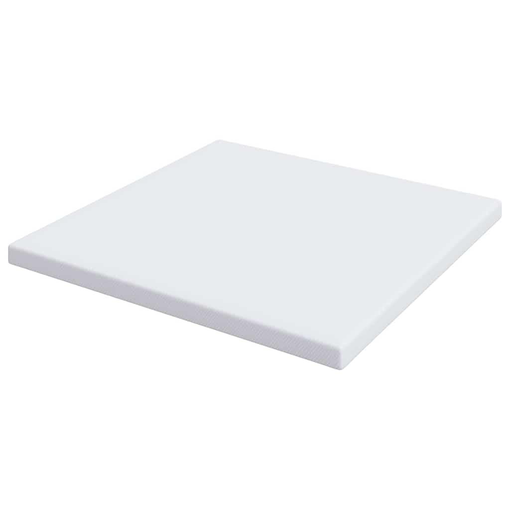 Colchón de espuma viscoelástica 100 x 200 cm Thick Suave Blanco