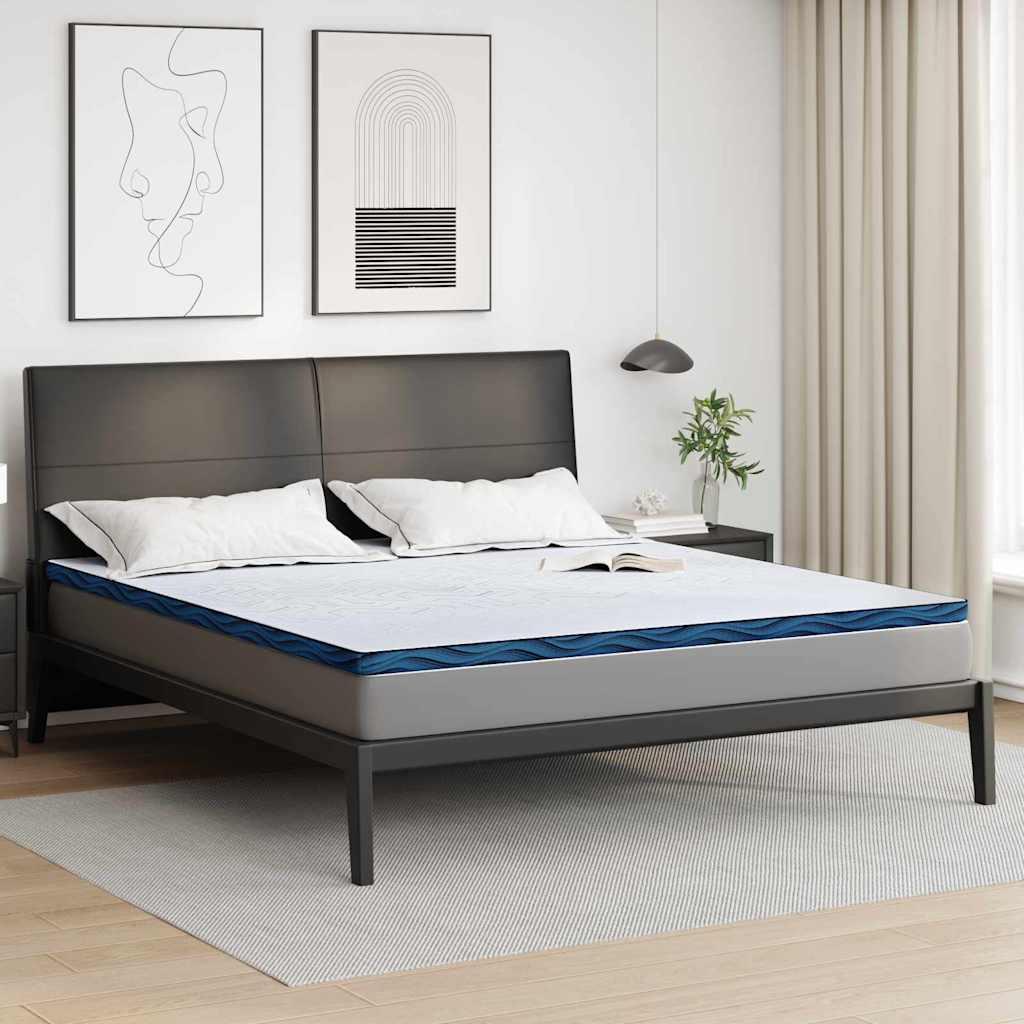 Sobrecolchón de grosor Tela Jacquard Blanco