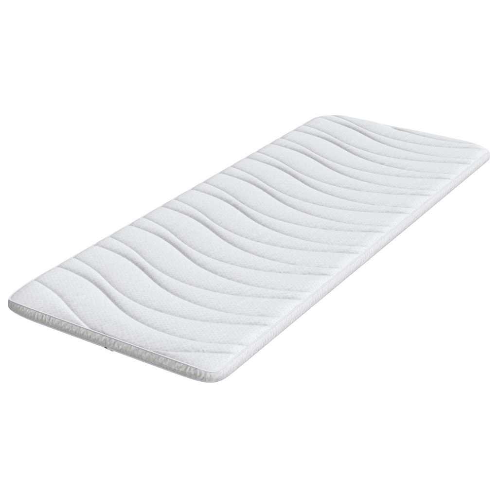 Sobrecolchón de grosor Tela de punto Blanco