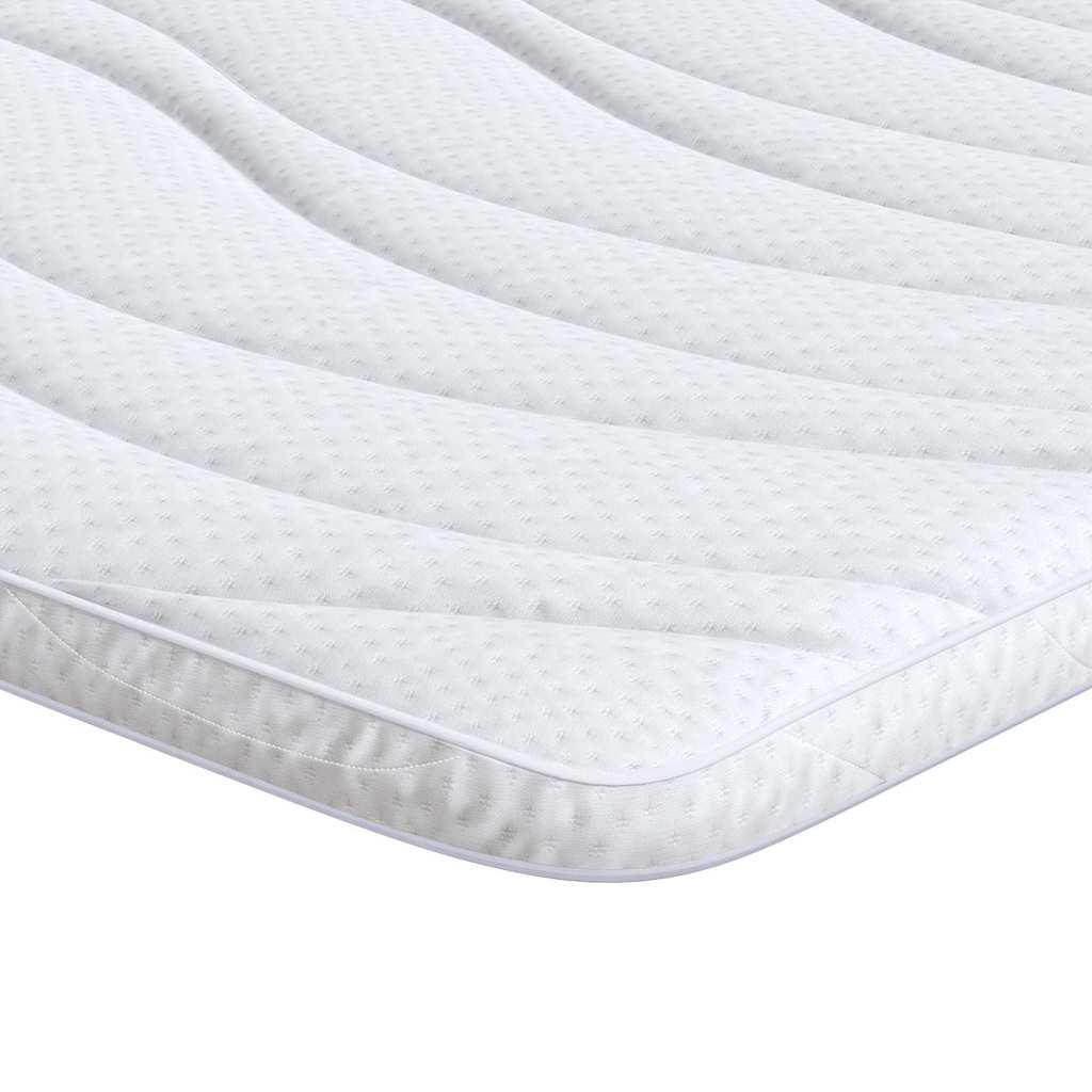 Sobrecolchón de grosor Tela de punto Blanco