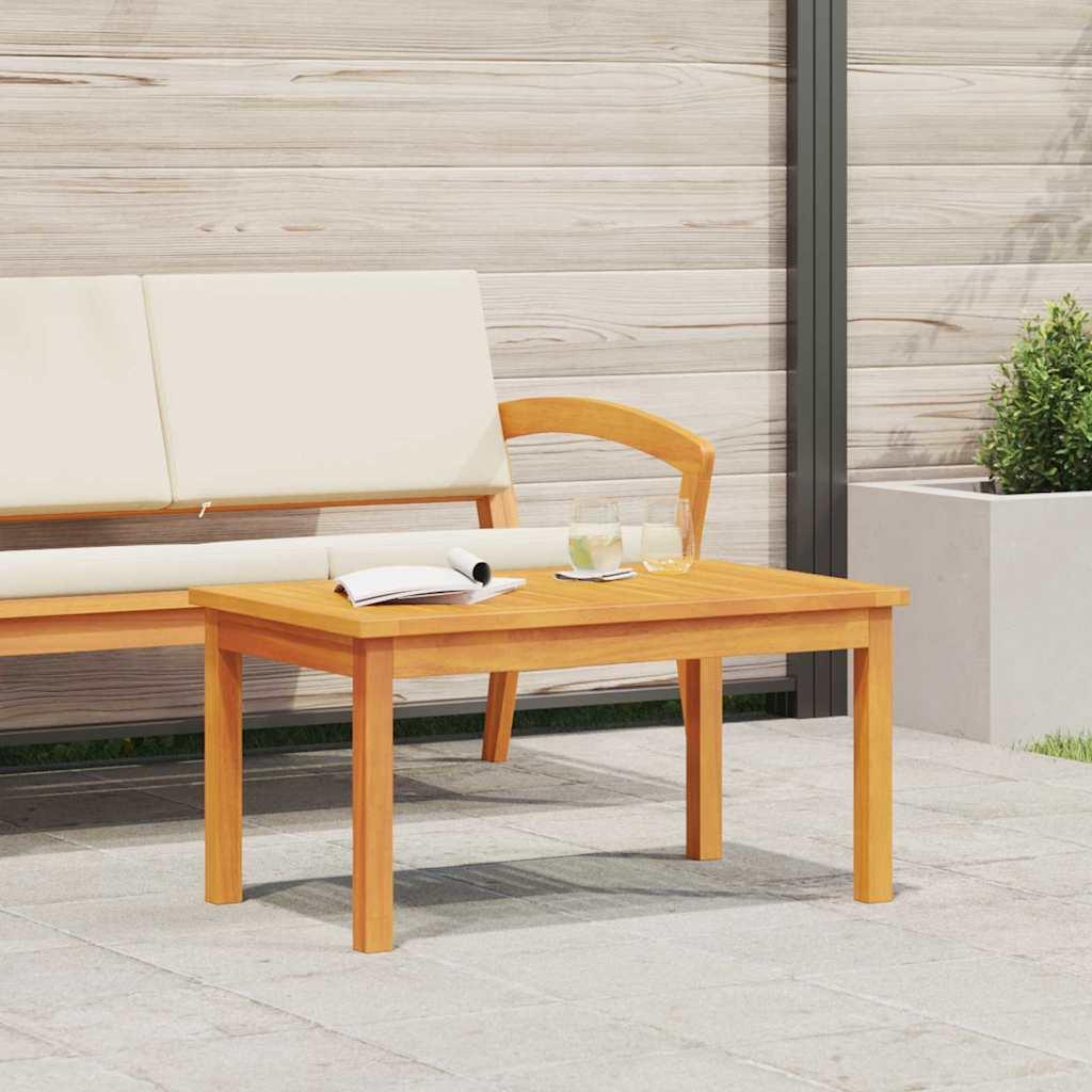 Mesa de Café Aceite Natural Madera de Acacia Sólida