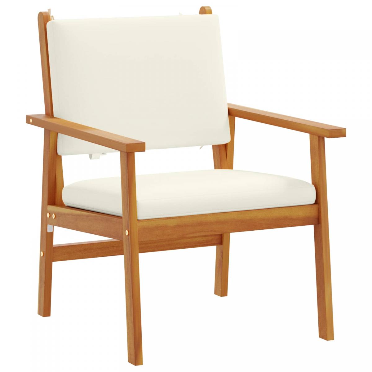 Silla de Jardín 2 uds. Madera de Acacia Sólida