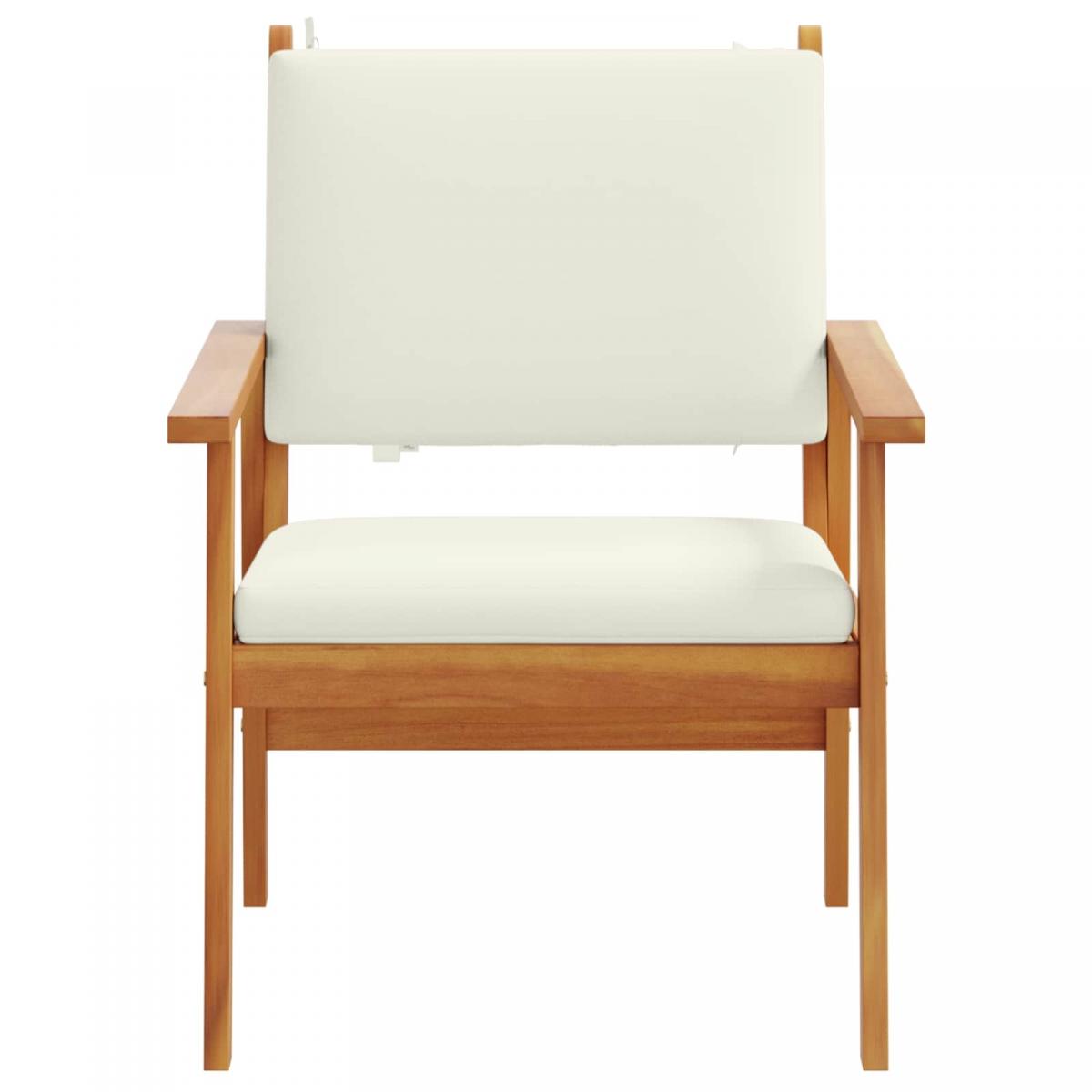 Silla de Jardín 2 uds. Madera de Acacia Sólida