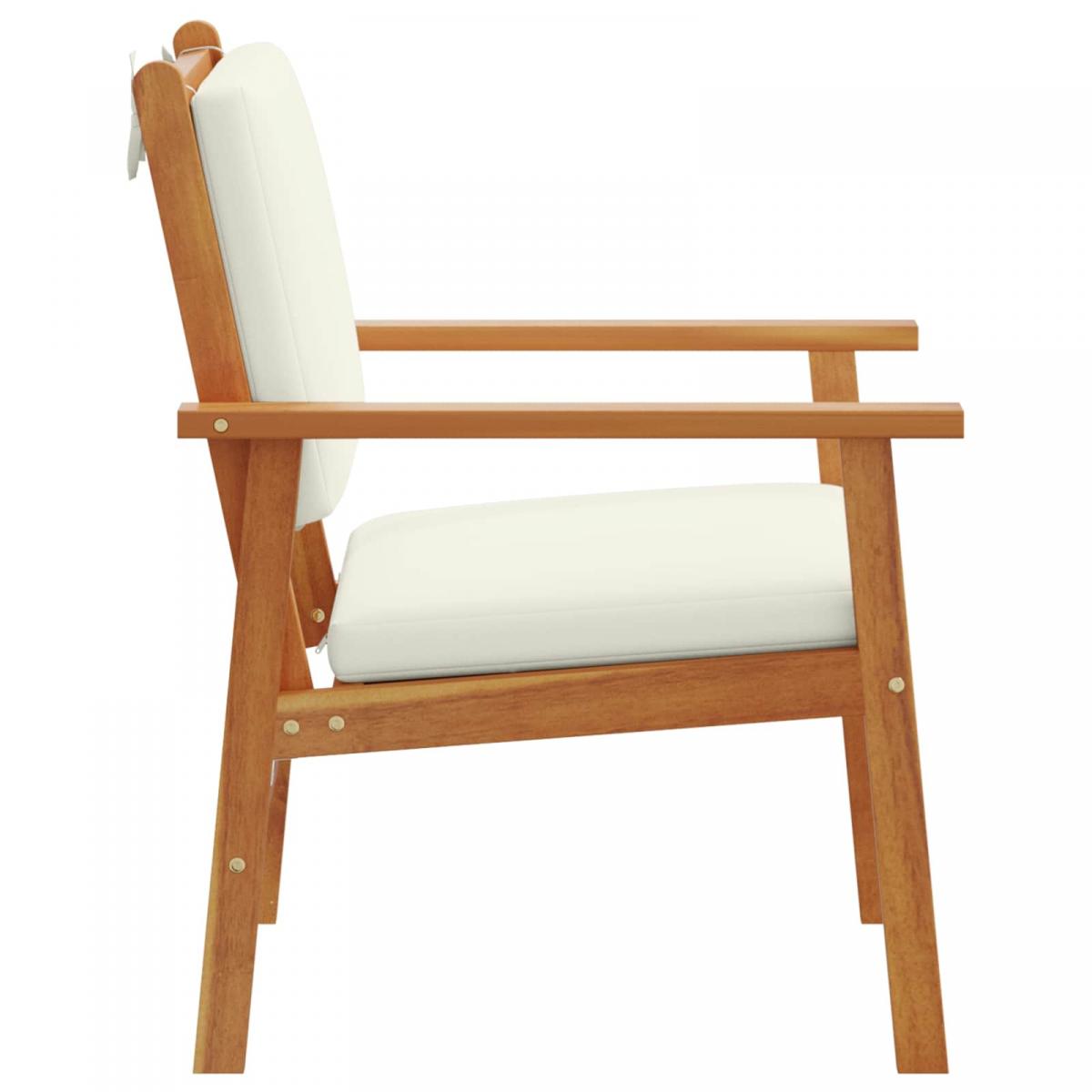 Silla de Jardín 2 uds. Madera de Acacia Sólida