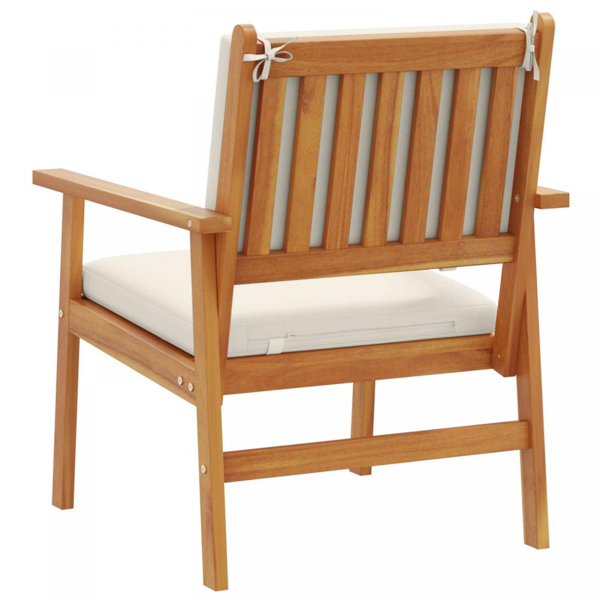 Silla de Jardín 2 uds. Madera de Acacia Sólida