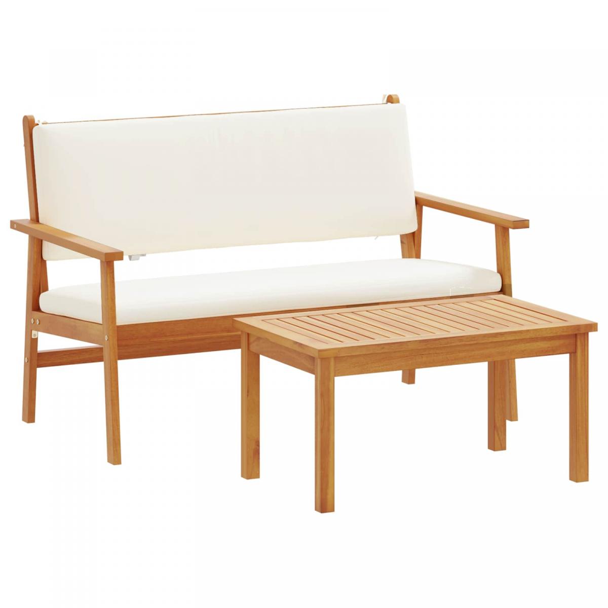Conjunto de sofás de jardín 2 uds