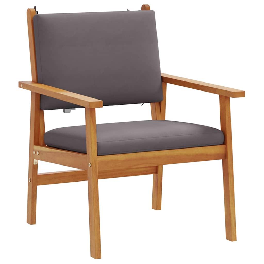 Silla de Jardín 2 uds. Madera de Acacia Sólida