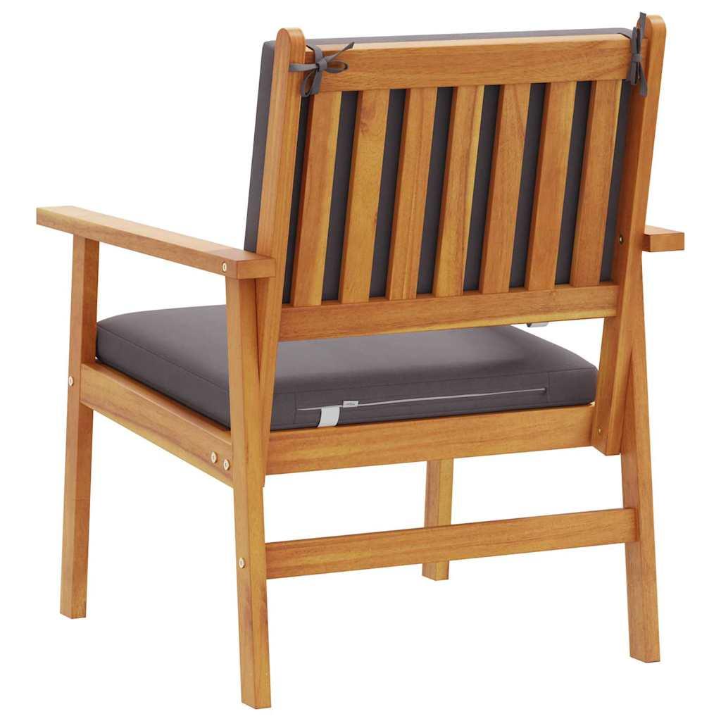 Silla de Jardín 2 uds. Madera de Acacia Sólida