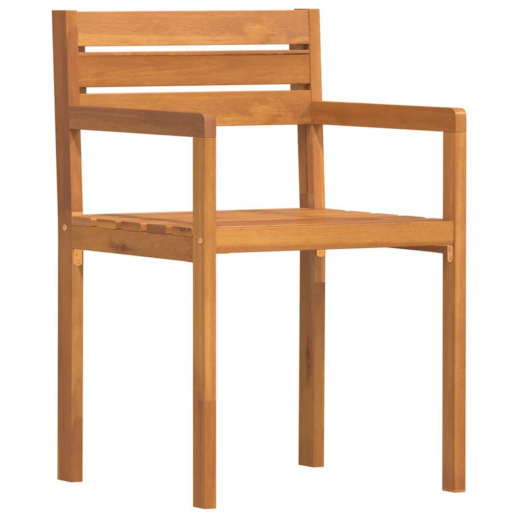 Sillas de jardín 4 unidades 50x53x80 cm Madera maciza Acacia