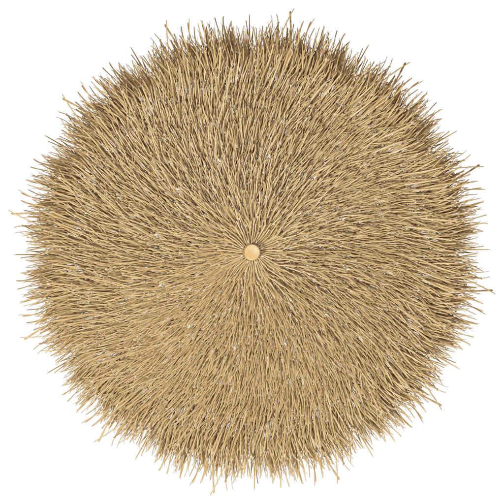 Sombrilla tiki con dosel de hojas de plátano de 240 cm de bambú