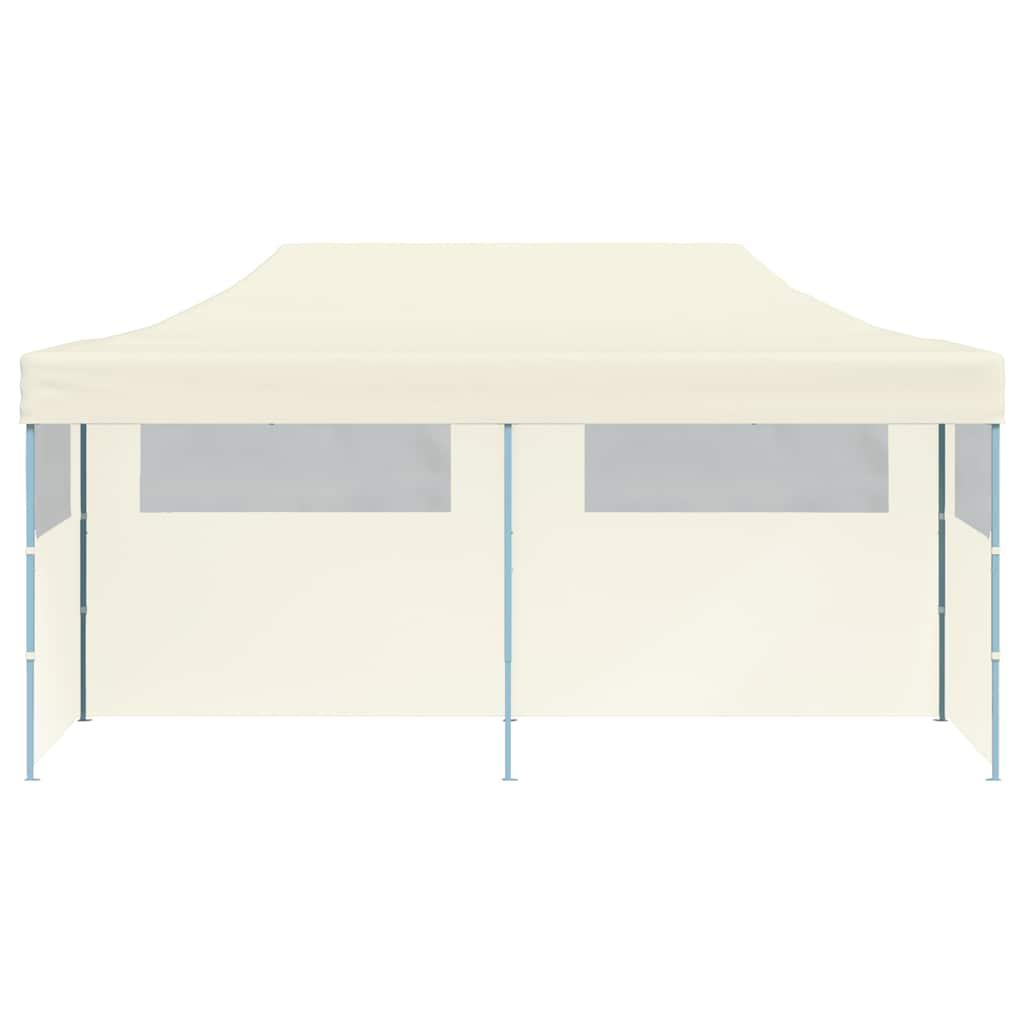 Carpa plegable Pop-up crema 3x6 m