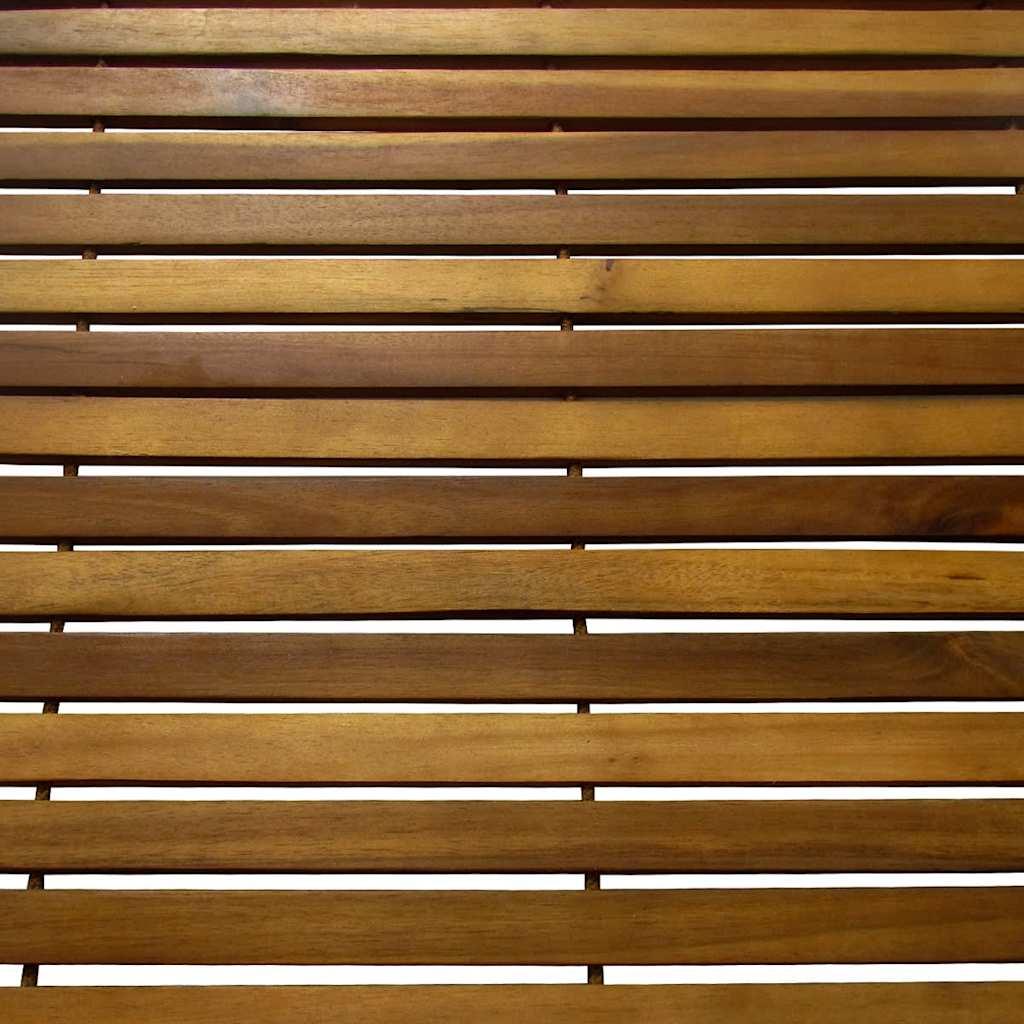 Alfombra de acacia para baño, 80 x 50 cm