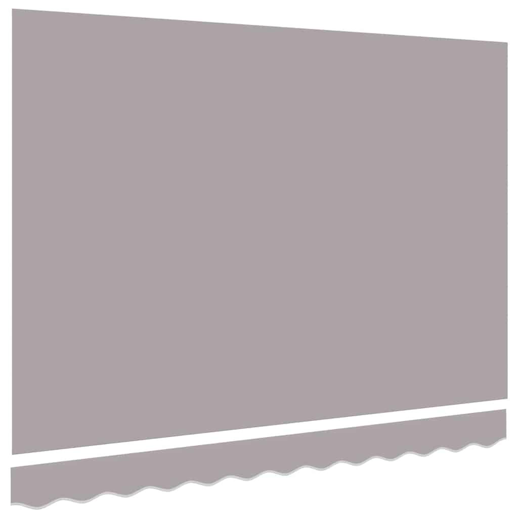 Tela de Repuesto para Toldos Gris Claro 280 x 245 cm Poliéster