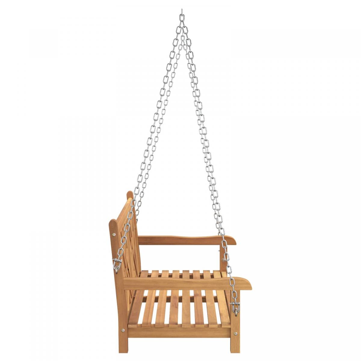 Banca Columpio de Jardín 114 x 60 x 64 cm Madera de teca maciza