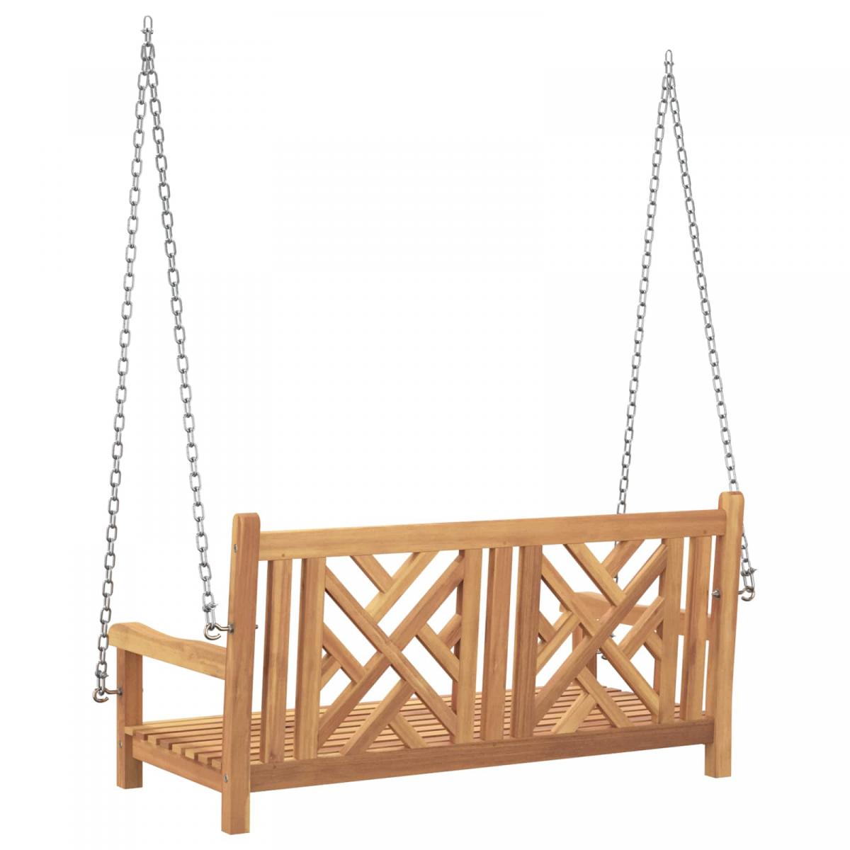Banca Columpio de Jardín 114 x 60 x 64 cm Madera de teca maciza