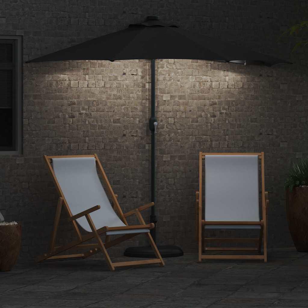 Sombrilla de jardín Verde 248 x 248 x 148 cm Poliéster y Acero