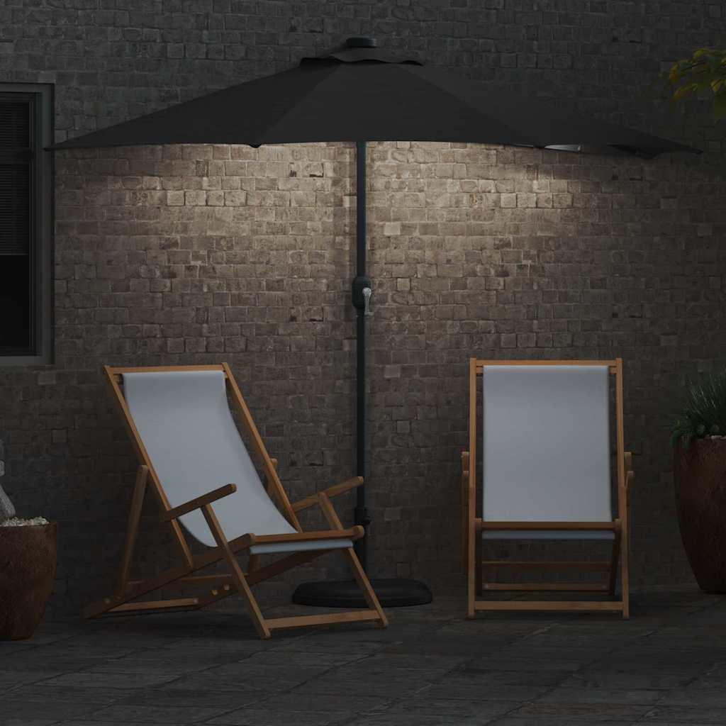Sombrilla de jardín Poliéster y Acero