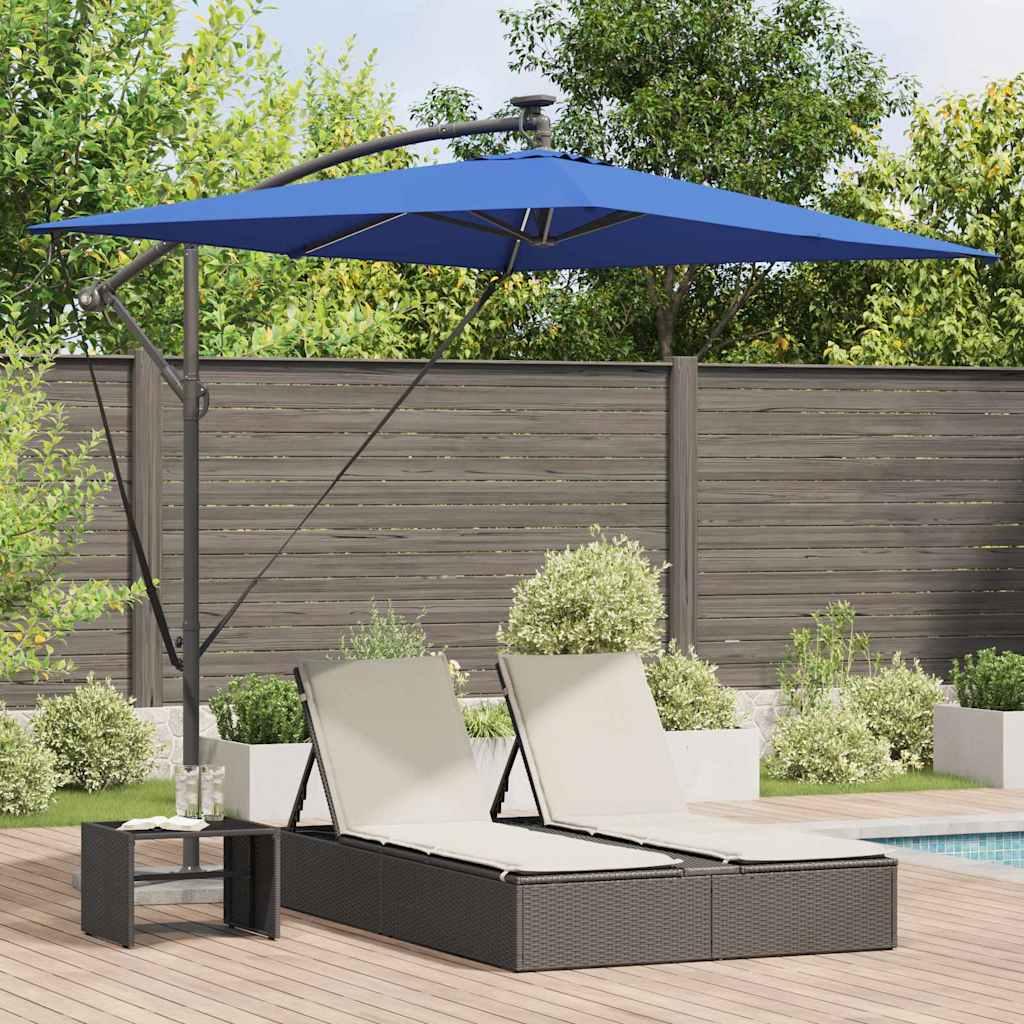 Sombrilla Poliéster y Aluminio Azul azur