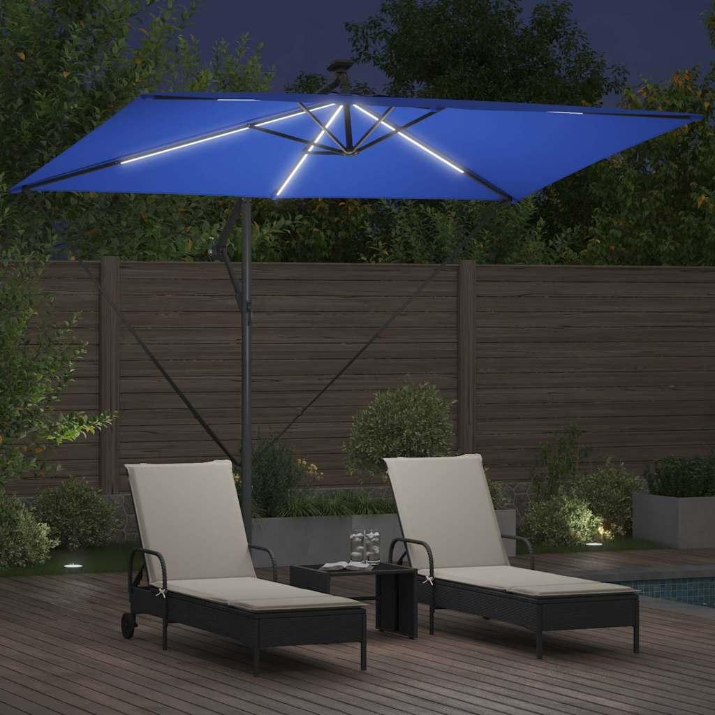 Sombrilla Poliéster y Aluminio Azul azur